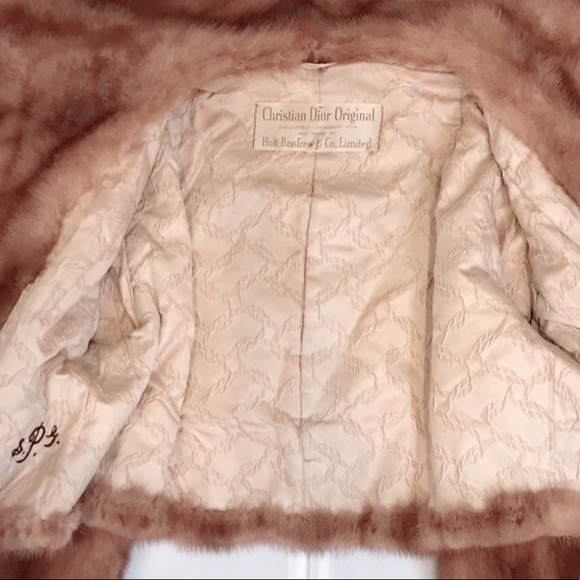 SOLD Christian Dior Original Mink Fur Jacket - Picture 7 of 8